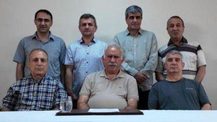 Teröristbaşı Öcalan'ın yanındakiler kim?