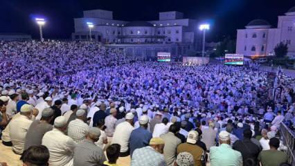 Menzil'de on binlerin katılımıyla Seyyid Abd&uuml;lbaki Elh&uuml;seyni i&ccedil;in Mevlid-i Şerif Programı