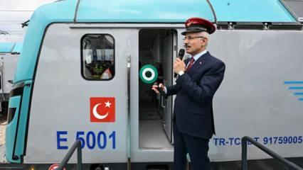 Yerli ve milli lokomotif ilk seferini tamamladı!