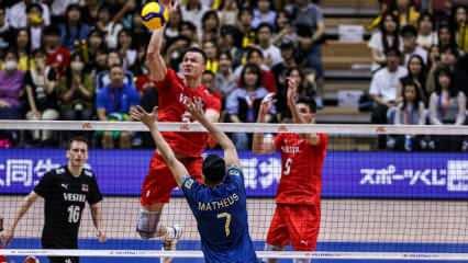 A Milli Erkek Voleybol Takımı, Brezilya'ya 3-1 kaybetti