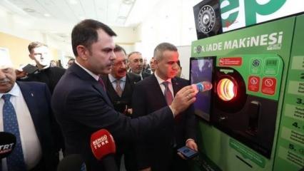 Bakan Kurum duyurdu! 6 ile daha Depozito İade Makineleri kuruluyor