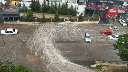 Başkentte sağanak ve fırtına hayatı olumsuz etkiledi
