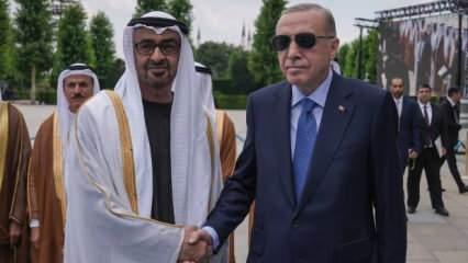 Cumhurbaşkanı Erdoğan, BAE Devlet Başkanı El Nahyan ile görüştü