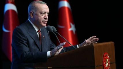  Cumhurbaşkanı Erdoğan'dan Kıbrıs mesajı