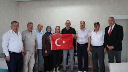 Konya Büyükşehir 15 Temmuz gazilerini evlerinde ziyaret etti
