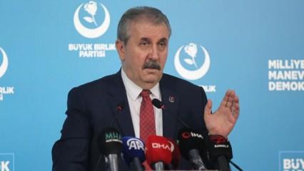 Mustafa Destici'den Kıbrıs mesajı
