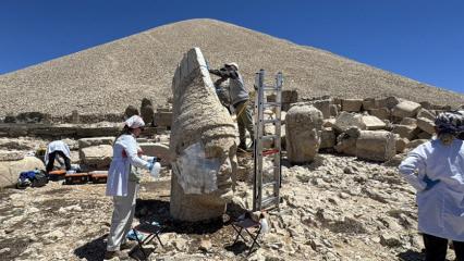 Nemrut’ta yeni dönem: Dev heykeller bu yöntemle korunacak!
