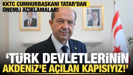 Son dakika... KKTC Cumhurbaşkanı Tatar TRT'ye konuştu!