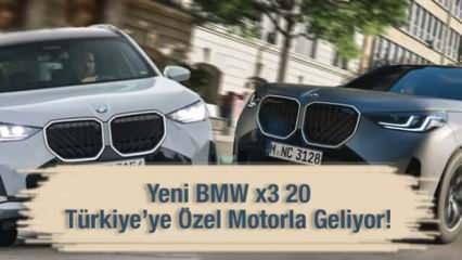 Türkiye’ye özel üretilen yeni BMW X3 20 satışa sunuldu: ÖTV avantajlı, zengin donanımlı!