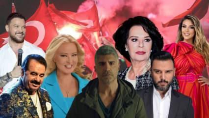 Ünlülerden 15 Temmuz paylaşımları