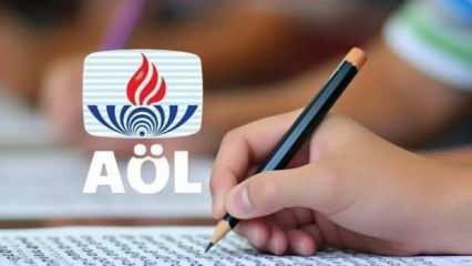 AÖL sınav sonuçları açıklanma tarihi! 3.dönem AÖL sonuçları sorgulama