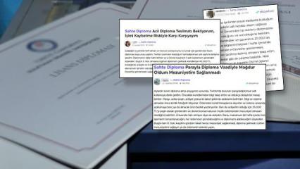 Böyle pişkinlik görülmedi! Sahte diploma sipariş ettiler, gelmeyince şikayet ettiler!