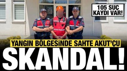 Bursa'da skandal olay: Sahte AKUT'çu orman yangını bölgesinde yakalandı!