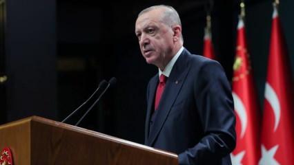 Cumhurbaşkanı Erdoğan şehit ailelerine başsağlığı diledi