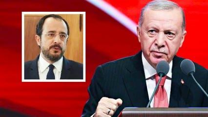 Erdoğan'dan Rum lidere: Benim kitabımda böyle bir görüşmeye yer yok