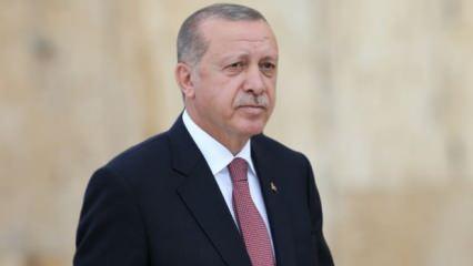 Erdoğan'dan şehit orman işçileri ile AKUT gönüllülerinin ailelerine başsağlığı