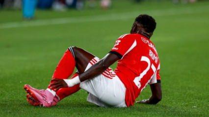 F.Bahçe - Benfica maçında sakatlanmıştı: Sezonu kapattı
