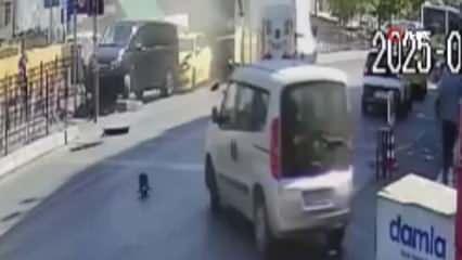 Freni patlayan İETT otobüsü önüne çıkan araçları biçti