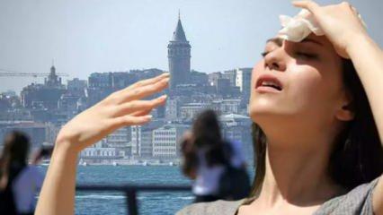 İstanbul'u nem vurdu! İlçe ilçe hissedilen sıcaklıklar