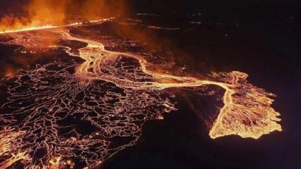 İzlanda’da yanardağ patlamaları devam ediyor