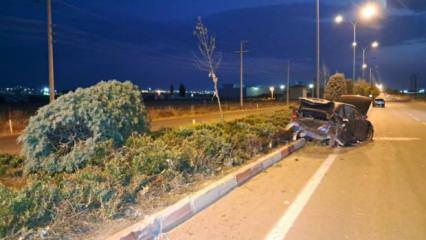 Karaman’da otomobiller çarpıştı: 3 yaralı