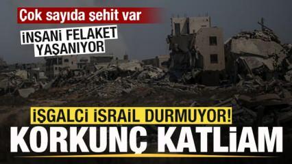 Katliam devam ediyor! İşgalci İsrail çadırları hedef aldı: Çok sayıda şehit var
