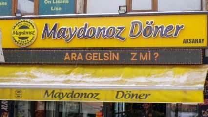 Maydonoz Döner'in kurulma amacı ortaya çıktı