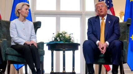 Son dakika: Trump duyurdu! ABD ve AB anlaştı! Yüz milyarlarca dolarlık taahhüt