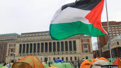 Columbia &Uuml;niversitesi&rsquo;nde eğitime Filistin desteği engeli!