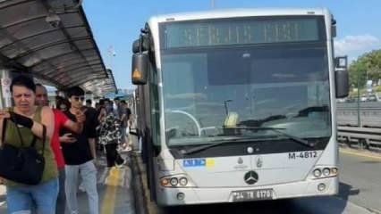 Metrobüs yine arızalandı! Vatandaş isyan etti
