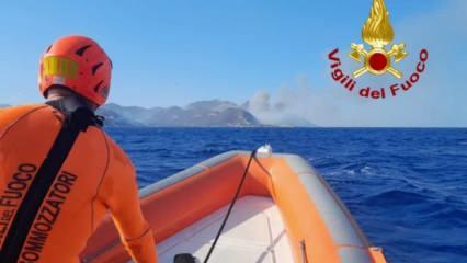 İtalya alev alev yanıyor! 102 kişi deniz yoluyla tahliye edildi