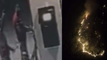 Benzin alıp orman yakan 2 şüpheli yakalanıp tutuklandı