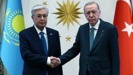 Cumhurbaşkanı Erdoğan'dan Kıbrıs mesajı: Türkiye ile Kazakistan arasında 18 anlaşma!