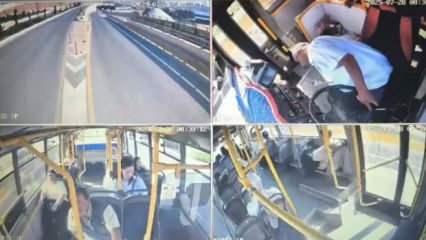 Direksiyon başında kalp krizi geçiren halk otobüsü şoförü hayatını kaybetti
