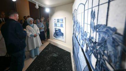 Emine Erdoğan, "Bahçedeki Sırlar" sergisinin açılışını yaptı