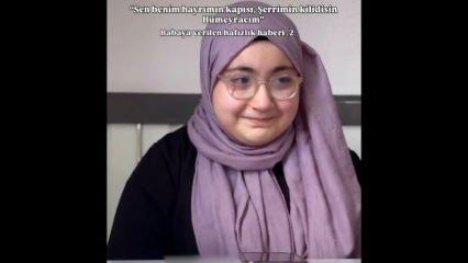 Genç kızdan babasına kalplere dokunan hafızlık müjdesi herkesi duygulandırdı