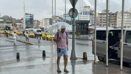 İstanbul'da yağmur sürprizi!