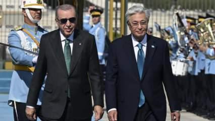 Kazakistan Cumhurbaşkanı Tokayev Ankara'da