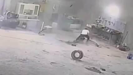 Lastik faciası! Bomba gibi patladı, 1 kişi hayatını kaybetti!