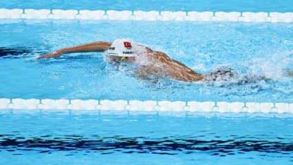 Milli yüzücü Kuzey Tunçelli, 1500 metre serbestte dünya 6'ncısı oldu