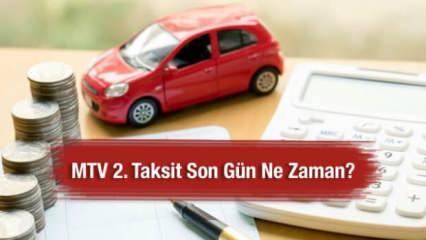 MTV 2. taksit son gün ne zaman? 2025 Temmuz MTV ödemesi ve sorgulama ekranı