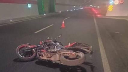 Şebinkarahisar'da tünelde motosiklet devrildi: 2 ölü