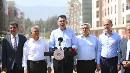 Bakan Kurum'dan, Hatay'daki çalışmalar hakkında açıklama!