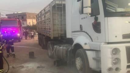 TIR'ın yakıt deposu patladı! 10 yaşındaki Berat hayatını kaybetti!