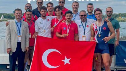 U-23 Kürek Milli Takımı'ndan Polonya’da 3 altın madalya
