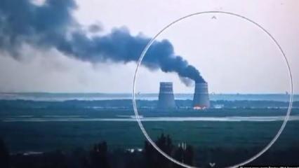 Ukrayna'daki Zaporijya Nükleer Santrali vuruldu