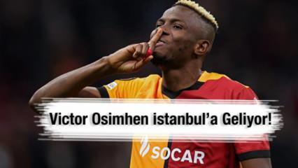 Victor Osimhen İstanbul’a geliyor: Osimhen için uçak takip kodu paylaşıldı!