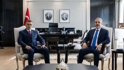 Bakan Fidan, Basra Valisi İdani'yi kabul etti