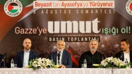 Bilal Erdoğan’dan Gazze yürüyüşüne davet! 9 Ağustos’ta fenerlerle Beyazıt’a!