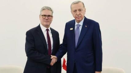 Cumhurbaşkanı Erdoğan, İngiltere Başbakanı Starmer ile görüştü!